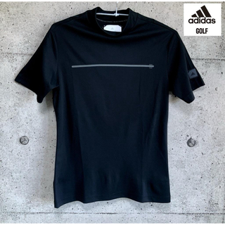 アディダス(adidas)のアディダスゴルフ【LL】メンズ　モックネックシャツ　black(ウエア)