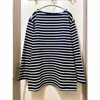 無印良品　ボーダー　ネイビー　長袖Ｔシャツ　Lサイズ