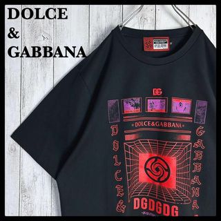 ドルチェアンドガッバーナ(DOLCE&GABBANA)の【超希少コラボ】ドルチェアンドガッバーナ×呪術廻戦☆ビッグロゴTシャツ 美品(Tシャツ/カットソー(半袖/袖なし))