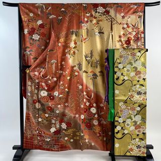 振袖 身丈160cm 裄丈66cm 正絹 秀品 【中古】(着物)