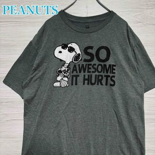 ピーナッツ(PEANUTS)の【入手困難】ピーナッツ　スヌーピー　Tシャツ　XLサイズ　一点物　キャラクター(Tシャツ/カットソー(半袖/袖なし))