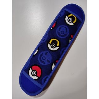 水筒紐カバー ダブルラッセル ポケモン モンスターボール 青 25cm(外出用品)