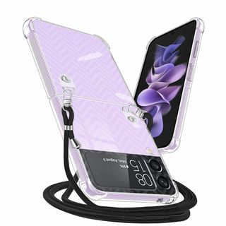 【色:クリア_サイズ:Galaxy Z Flip4 5G】Galaxy Z Fl(その他)