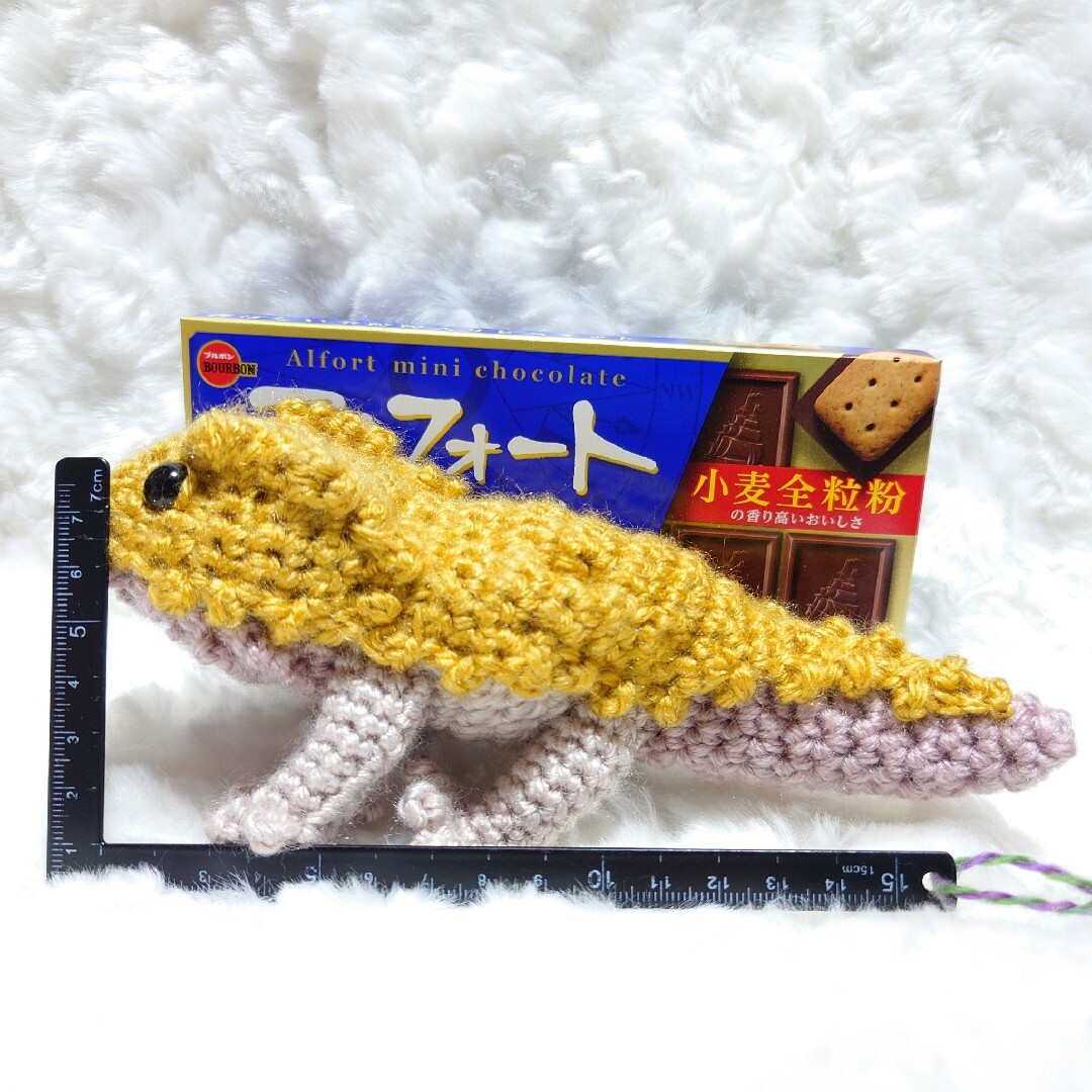 フトアゴヒゲトカゲのあみぐるみ その他のペット用品(爬虫類/両生類用品)の商品写真