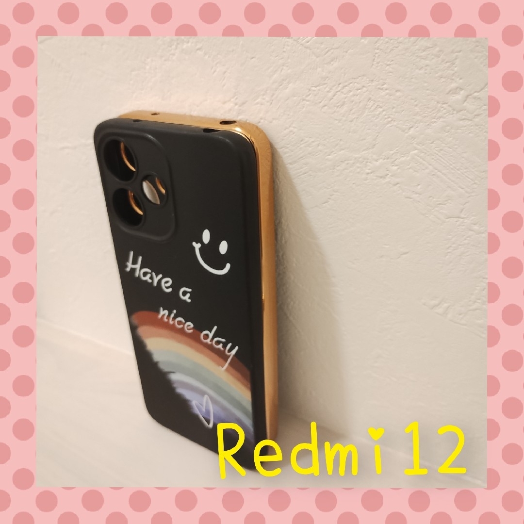 Redmi12ケース　リングケース　ブラック　訳あり スマホ/家電/カメラのスマホアクセサリー(Androidケース)の商品写真