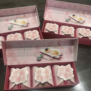河内駿河屋 姫桜　くずもち・くずまんじゅう　3箱セット(菓子/デザート)