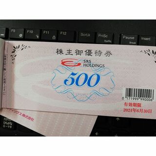 SRSホールディングス株主優待券　9500円分(レストラン/食事券)