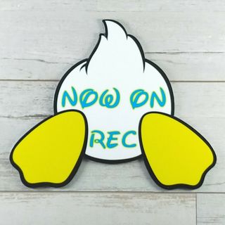 NOW ON REC マグネットステッカー ドラレコ  ディズニー ドナルド(車外アクセサリ)