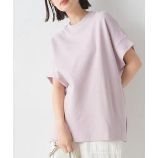 オムネス(OMNES)の【新品】OMNES リップルダブルフェイスワイドシルエット半袖プルオーバー(Tシャツ(半袖/袖なし))