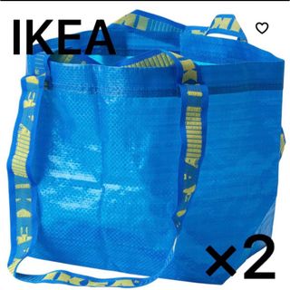 イケア(IKEA)の新品　IKEA ブルーバッグ　S 2枚セット(収納/キッチン雑貨)