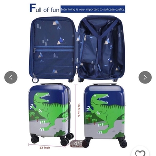 大人気の恐竜スーツケース 男の子　女の子用(旅行用品)
