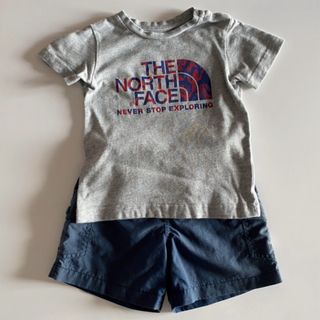 ザノースフェイス(THE NORTH FACE)のノースフェイス　Tシャツ　＆　ショートパンツ   セット　90(Tシャツ/カットソー)