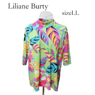 リリアンビューティ(Liliane Burty)の✨春夏✨Liliane Burty★レディース★半袖カットソー★sizeLL(カットソー(半袖/袖なし))