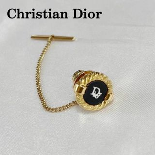 クリスチャンディオール(Christian Dior)の【美品】Dior タイタックピン タイピン ゴールド ラペルピン 箱付き(ネクタイピン)