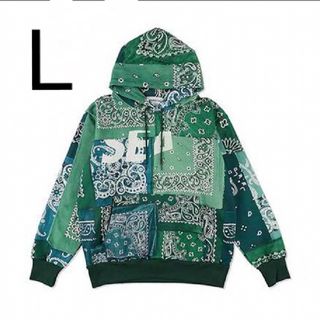 ウィンダンシー(WIND AND SEA)のMIYAGI HIDETAKA X WDS HOODIE GREEN(パーカー)