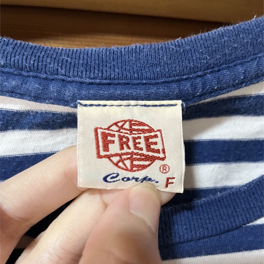 free corp 半袖　Tシャツ　トップス　レディース レディースのトップス(Tシャツ(半袖/袖なし))の商品写真