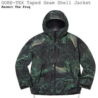 シュプリーム(Supreme)のsupreme gore tex seam shell  jkt kermit(マウンテンパーカー)