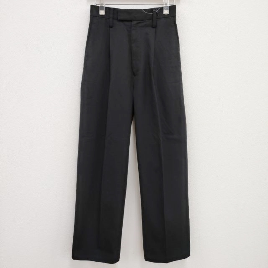 AURALEE(オーラリー)のAURALEE/Ron Herman 別注 EXCLUSIVE SUPER FINE WOOL COTTON TWILL PANTS A24SP08RH パンツ 24SS 黒 オーラリー/ロンハーマン【中古】4-0423M♪ レディースのパンツ(カジュアルパンツ)の商品写真