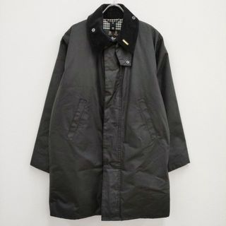 バーブァー(Barbour)のBarbour/BEAUTY&YOUTH 別注 BORDER MOONファブリック サイズ36 千鳥格子 222MWX2134 オイルド コート ブラック メンズ バブアー【中古】4-0423T♪(その他)