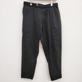 Graphpaper - Graphpaper GM232-40057B Solotex Twill Chef Pants 定価28600円 サイズF イージーパンツ 23AW ブラック メンズ グラフペーパー【中古】4-0423M♪