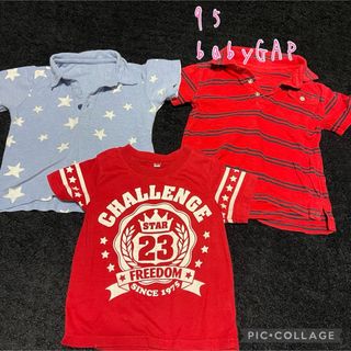 ベビーギャップ(babyGAP)のbabyGAP 半袖 Tシャツ 3枚セット 95(Tシャツ/カットソー)