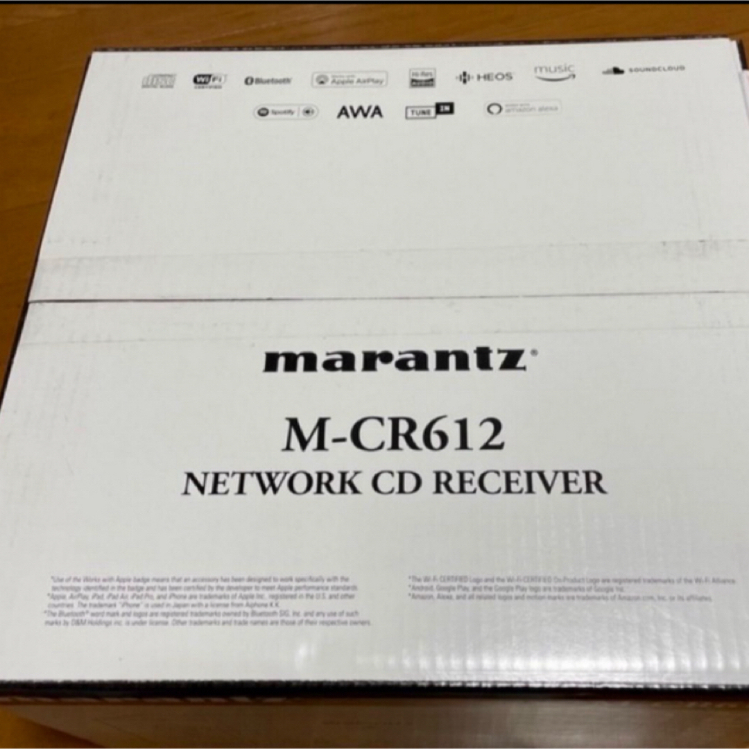 marantz(マランツ)のマランツ　M-CR612/ブラックMCR612/FB ネットワークCDレシーバー スマホ/家電/カメラのオーディオ機器(その他)の商品写真