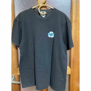 9090 NINETY  ナインティ　Ｔシャツ　チャコールグレー　サイズＬ(Tシャツ/カットソー(半袖/袖なし))