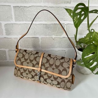 コーチ(COACH)の極美品✨コーチ シグネチャー ミニ ハンドバッグ(ショルダーバッグ)