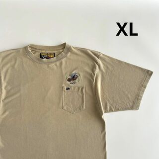NWTF 古着 Tシャツ Tee 90s XL USA製 ポケット ポケT 企業(Tシャツ/カットソー(半袖/袖なし))