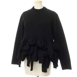 【中古】コムデギャルソン COMME des GARCONS 2023年秋冬 ポリエステル プルオーバーニット ブラック【サイズXS】【レディース】