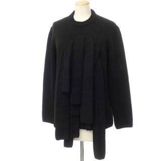 コムデギャルソン(COMME des GARCONS)の【中古】コムデギャルソン COMME des GARCONS 2023年秋冬 ポリエステル プルオーバーニット ブラック【サイズXS】【レディース】(ニット/セーター)