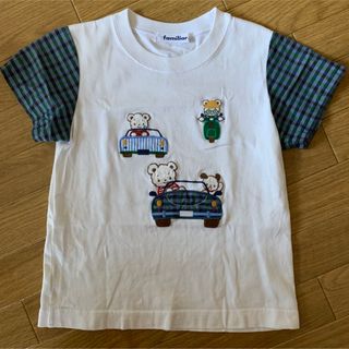 familiar - ファミリア Tシャツ 110 ファミリアチェック バースデー