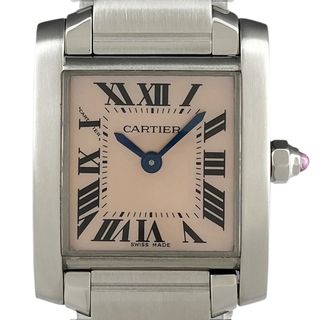 カルティエ(Cartier)のカルティエ タンクフランセーズ SM W51028Q3 クォーツ レディース 【中古】(腕時計)