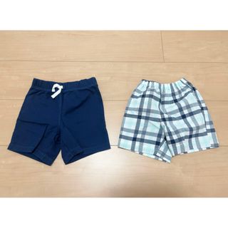 carter's - carter's★カーターズ★パンツ2着セット★ネイビー＆チェック柄★24m