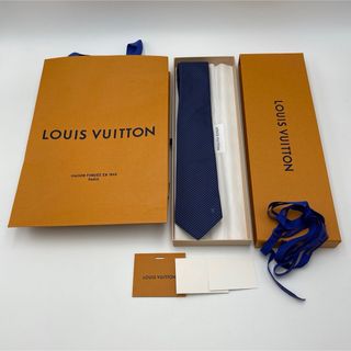 LOUIS VUITTON - 【 新品未使用 】　LOUIS VUITTON  ダミエ柄　ネクタイ