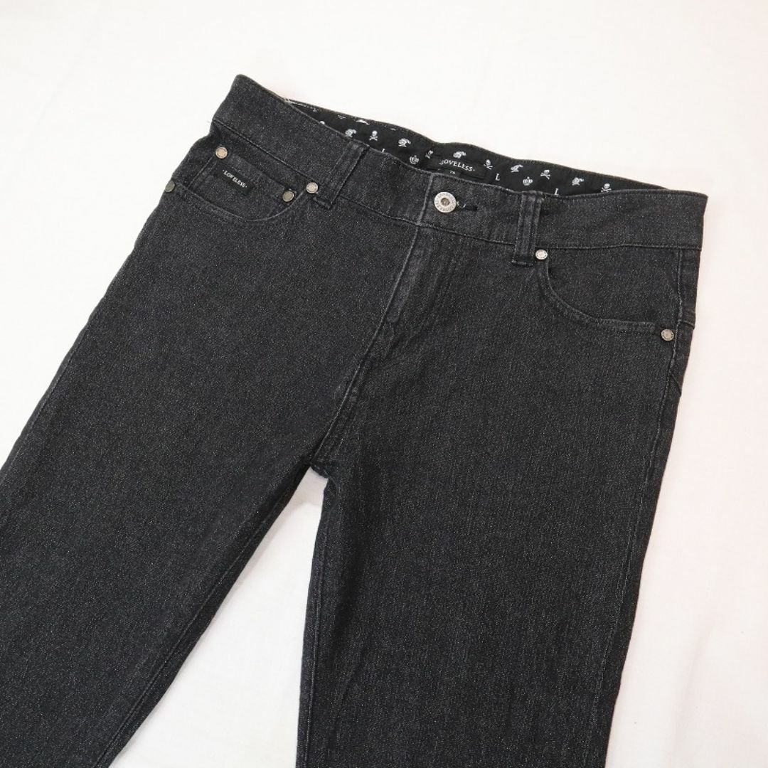 LOVELESS(ラブレス)のラブレス スリムストレートジーンズ スキニーストレッチデニム グレー76 M相当 メンズのパンツ(デニム/ジーンズ)の商品写真