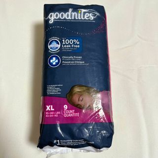 Goodnites XL(43-64kg) 女の子用 (9枚入)(ベビー紙おむつ)