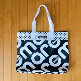 マークジェイコブス(MARC JACOBS)の【マークジェイコブス】 ロゴ トートバッグ ブラック マチ 大きい エコバッグ(トートバッグ)