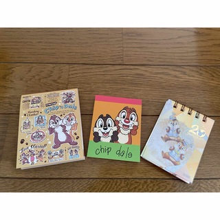 ディズニー(Disney)のディズニーチップとデールメモ帳(ノート/メモ帳/ふせん)