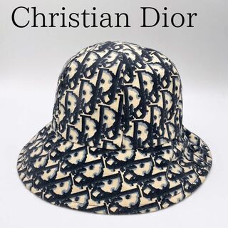 クリスチャンディオール(Christian Dior)の【極美品】Dior　トロッター　バケットハット　帽子　キッズ　頭囲52cm(帽子)