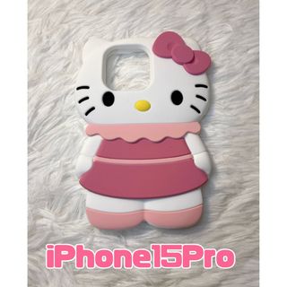 サンリオ(サンリオ)の【新品未使用】キティー　サンリオ　iPhone ケース　スマホケース　ピンク　(iPhoneケース)