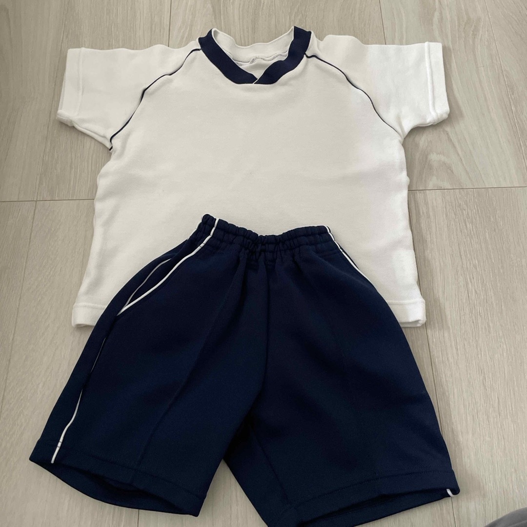 お受験　体操服120 キッズ/ベビー/マタニティのキッズ服男の子用(90cm~)(Tシャツ/カットソー)の商品写真