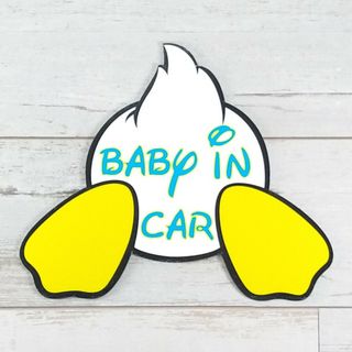 babyincarマグネットステッカードナルド ディズニーベイビーベビーインカー(車外アクセサリ)