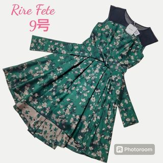 SCOT CLUB - 未使用 Rire Fete パーティードレス ベルト付 9号 花 Aライン