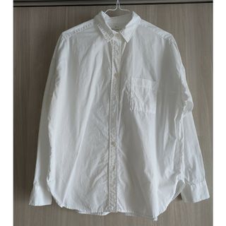 ムジルシリョウヒン(MUJI (無印良品))の無印良品 綿100％シャツM-L(シャツ/ブラウス(長袖/七分))