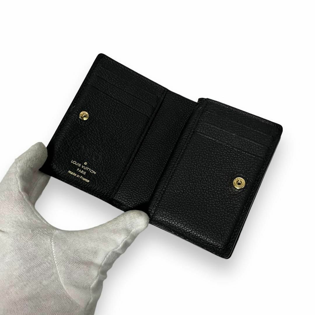 LOUIS VUITTON(ルイヴィトン)の✨使用わずか✨　ルイヴィトン　折り財布　クレア　アンプラント　ブラック　aq17 レディースのファッション小物(財布)の商品写真