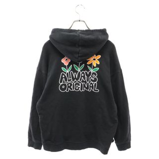 アディダス(adidas)のadidas アディダス ALWAYS ORIGINAL GRAPHIC HOODIE オールウェイズ オリジナル グラフィック プルオーバー フーデット スウェット パーカー ブラック HF2000(パーカー)