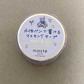 マスキングテープ ポール＆ジョー PAUL＆JOE テディベア 水性ペンで書ける(テープ/マスキングテープ)