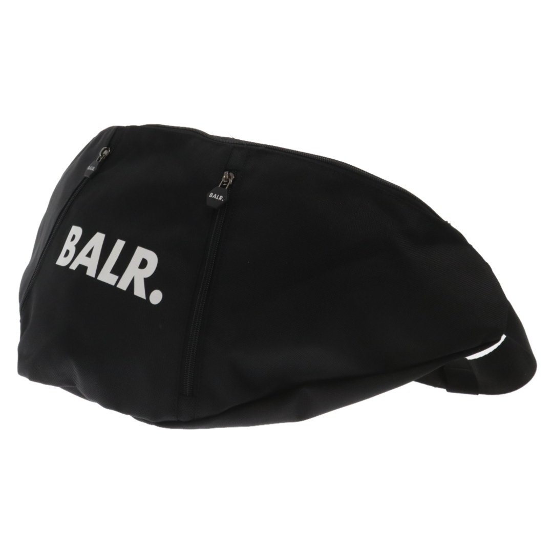 BALR. ボーラー ロゴプリントショルダーバッグ ボディバッグ ブラック メンズのバッグ(ショルダーバッグ)の商品写真