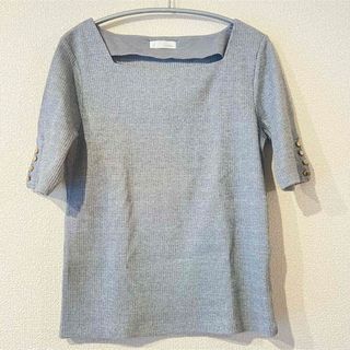 インデックス(INDEX)のインデックス＊ラメ入り＊半袖プルオーバー＊M(Tシャツ(半袖/袖なし))